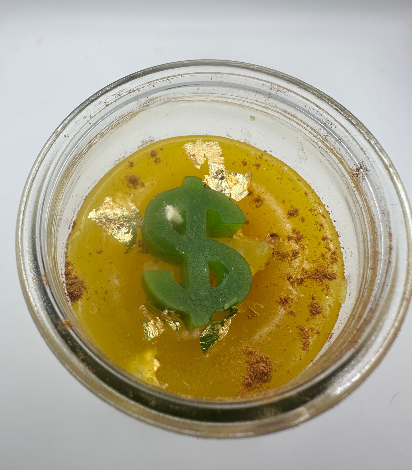 Prepared money candle