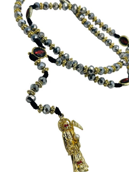 Prosperity and Protection Santa Muerte Rosary
