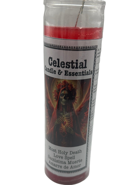 santa muerte love spell candle